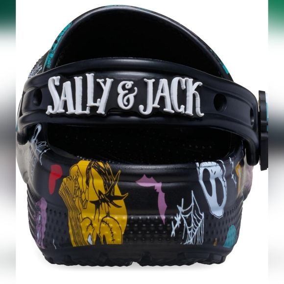 Crocs | The Nightmare Before Christmas | Jack & Sally Classic Clogs | Sz W11/M9 - Picture 12 of 13